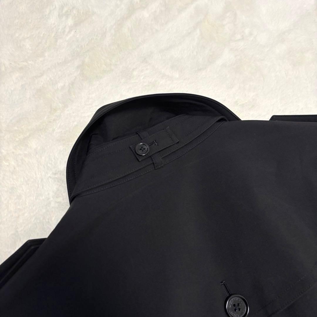 美品 バーバリーブラックレーベル トレンチコート ベルト ノバチェック ブラック