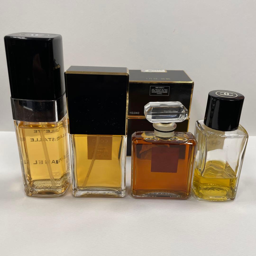 シャネル クリスタル COCO No5香水セット 4本