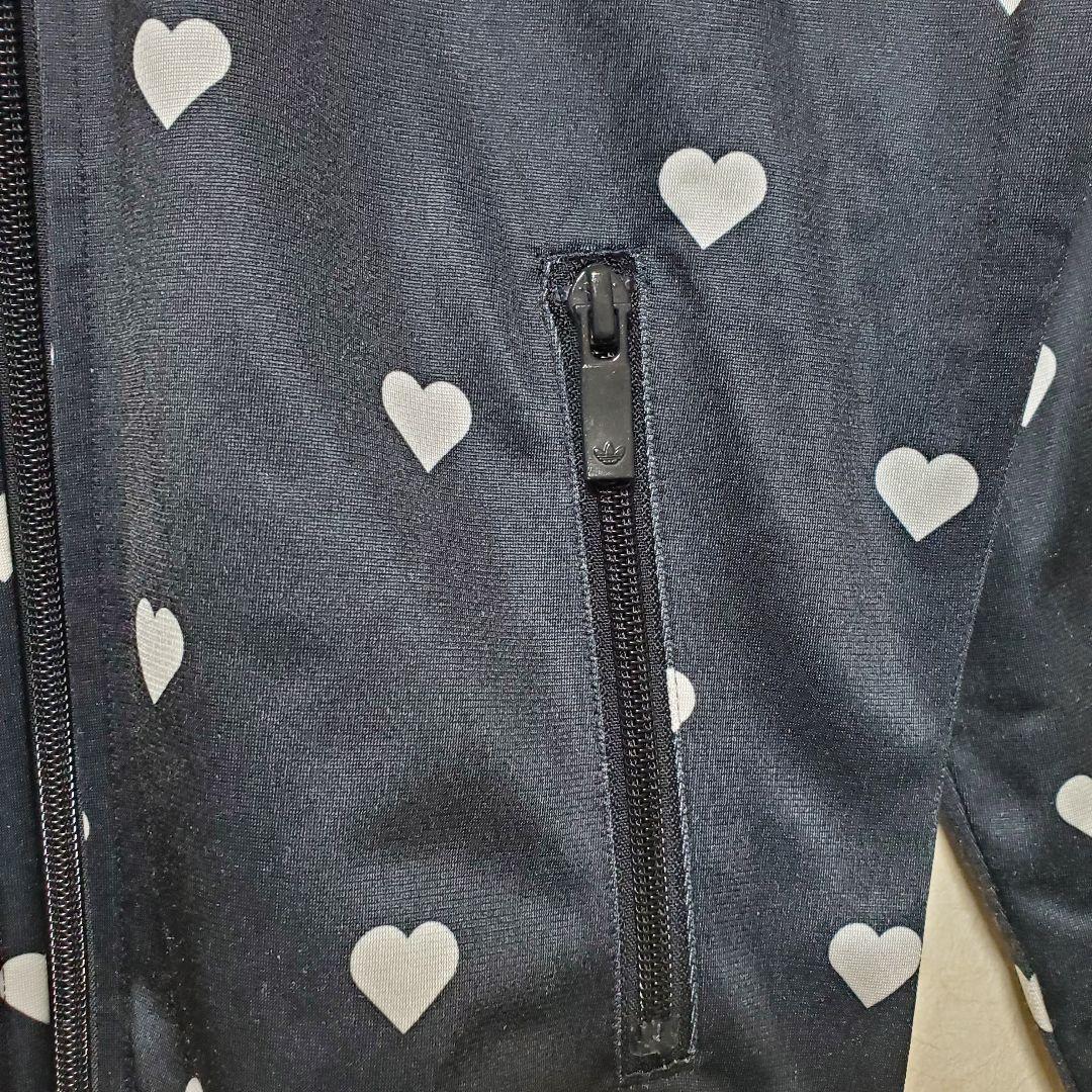 GW SALE価格【限定品】 adidas 希少モデル ハート柄ジャージ 黒 S