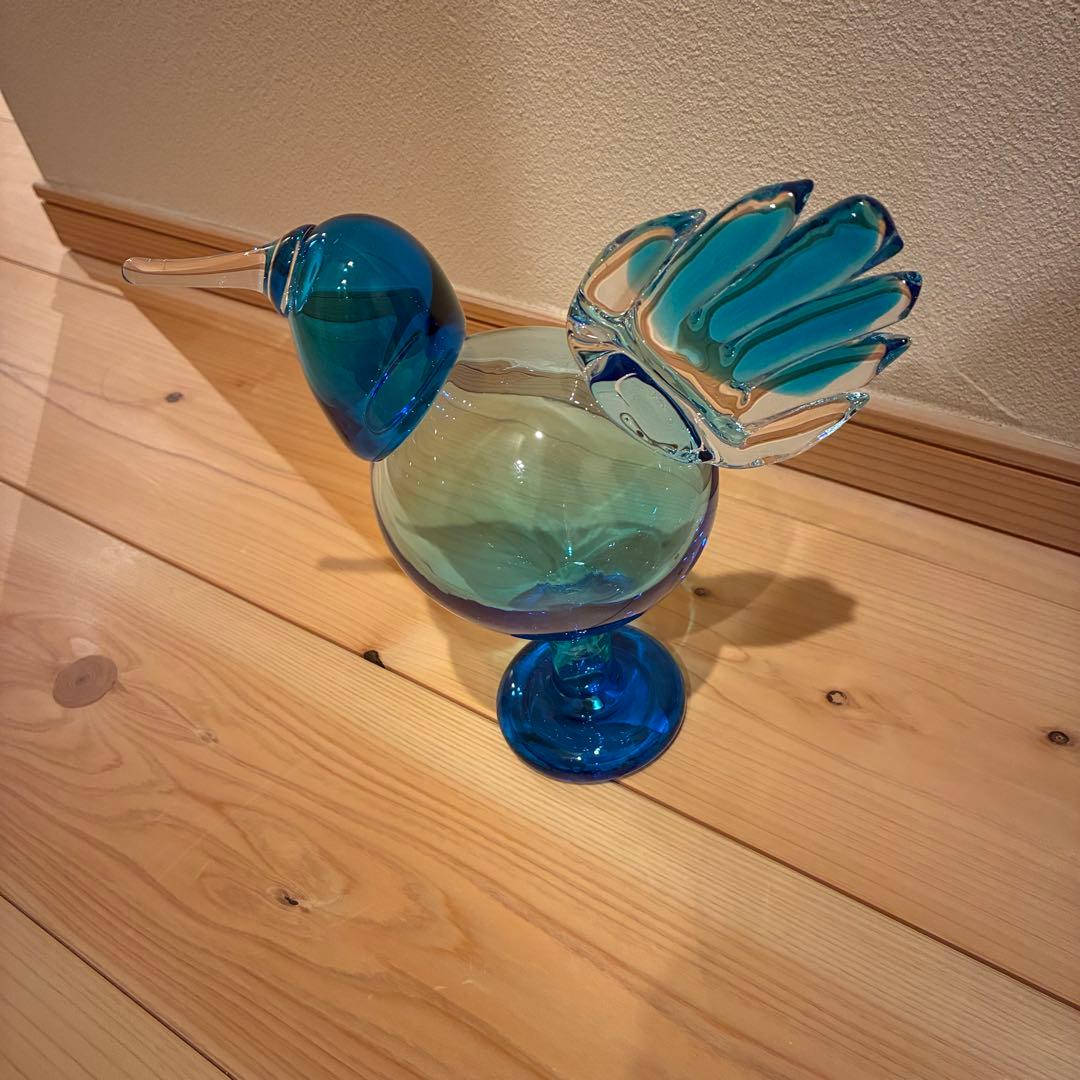 置物 Birds by Toikka ANO Turquoise Scope 25th