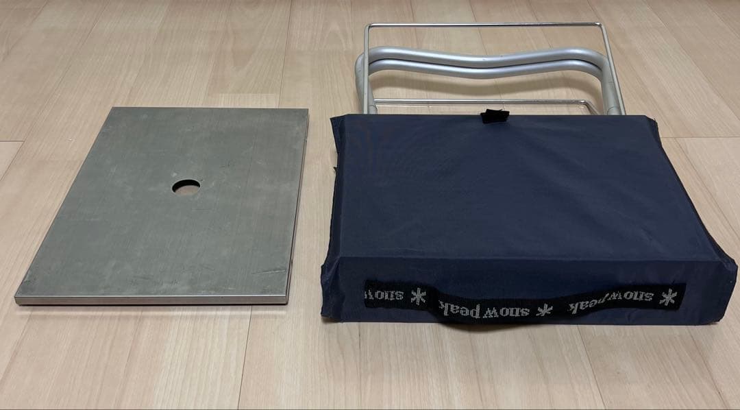  peak TAKIBI Myテーブルとステンレストレー 2点セット