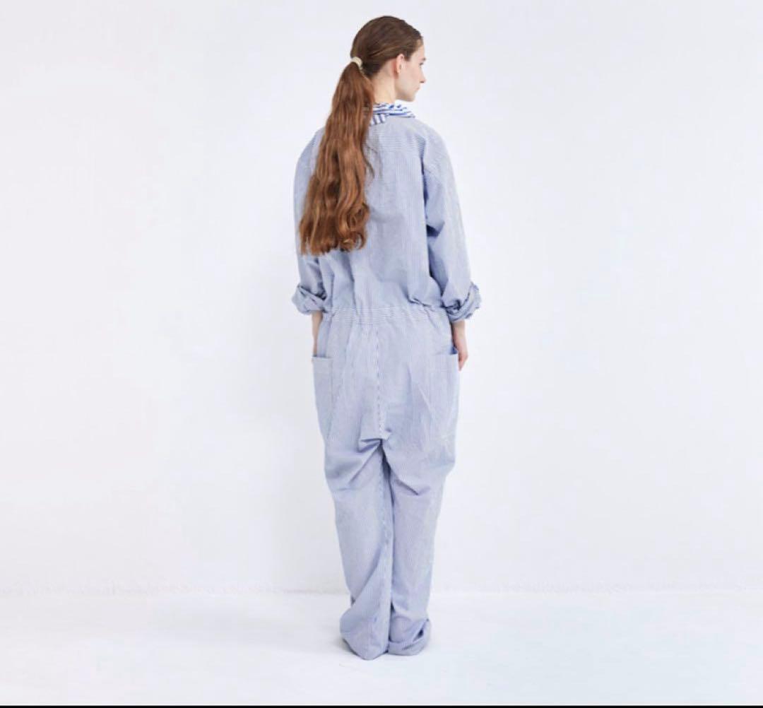 “ヴェリテクール”コットンオールインワン・ストライプ