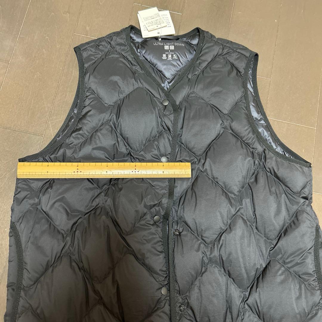 新品未使用タグ付き 美品 ユニクロ ウルトラライトダウンベスト 袋付きSサイズ
