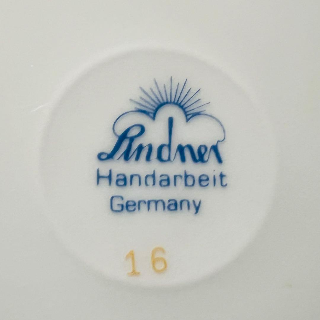 リンドナー ベルサイユ 25cm プレート 4枚 Handarbeit