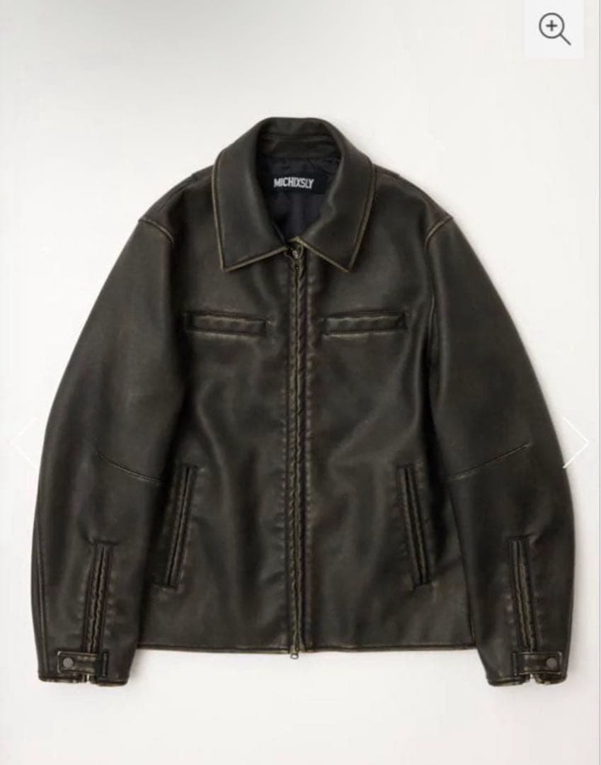 【SLY】MICHI X F レザー ジャケット ミチ スライ