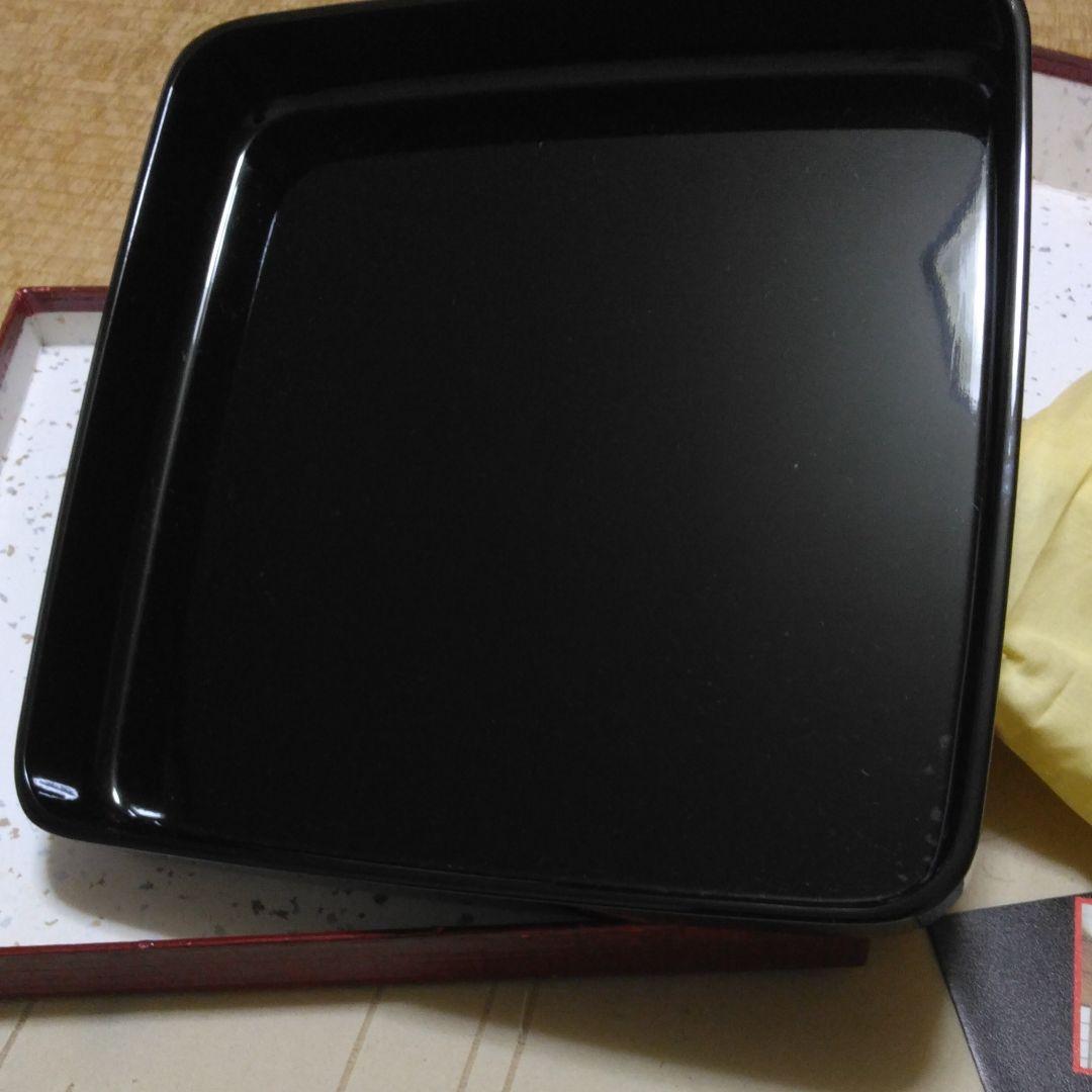 新品未使用美術漆器作者署名直筆漆塗のお盆