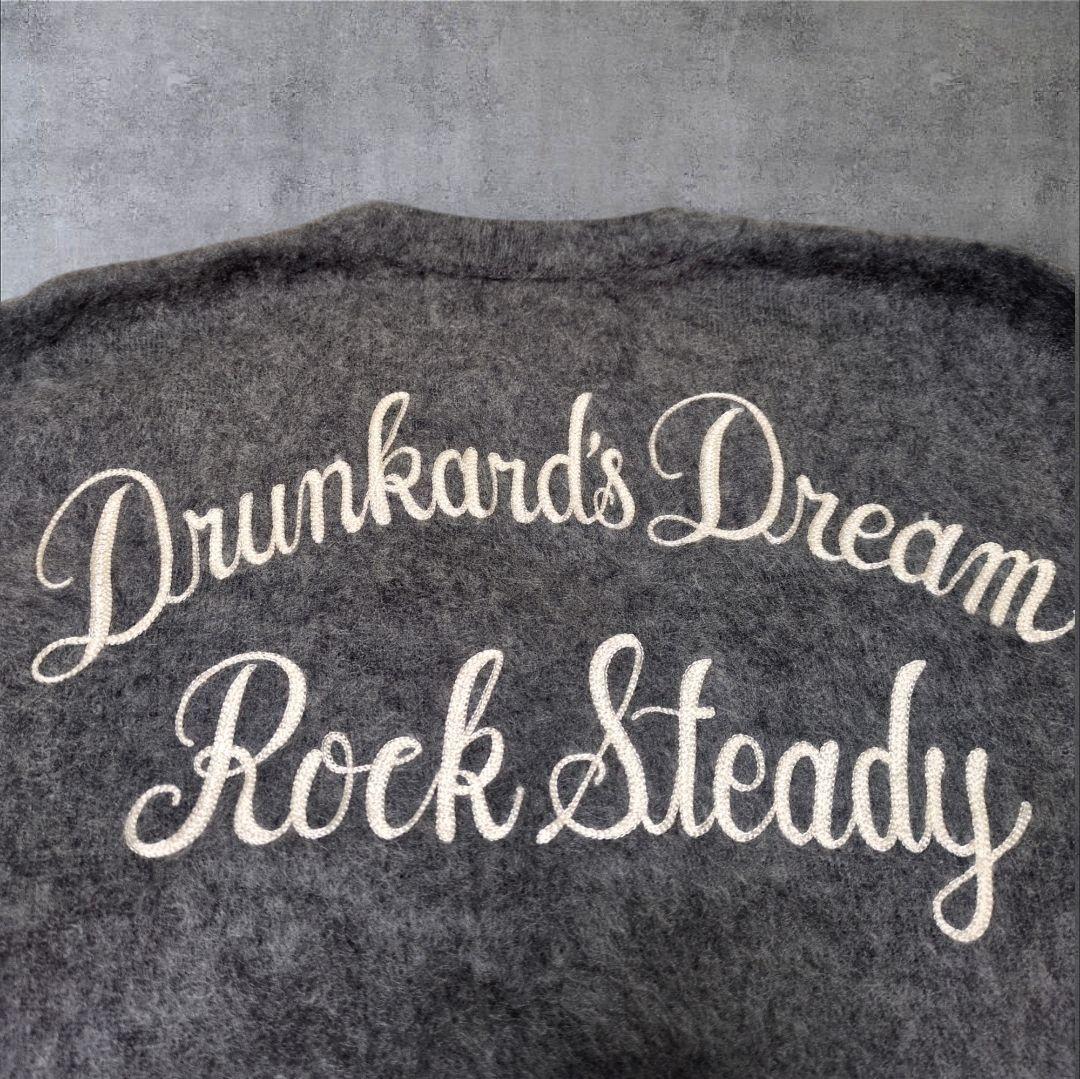 WACKO MARIA モヘアカーディガン 刺繍 ニット グレー ワコマリア