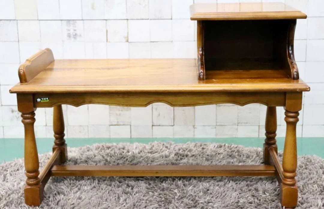 GMFS393○karimoku / カリモク コロニアル 電話台 FAX台