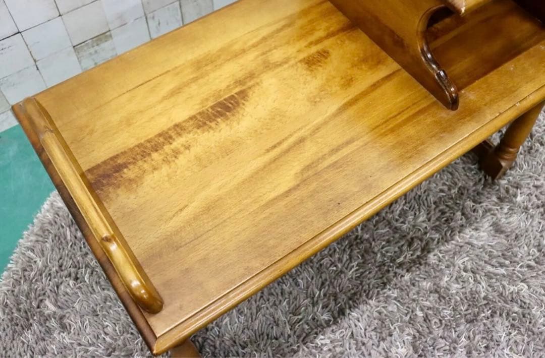 GMFS393○karimoku / カリモク コロニアル 電話台 FAX台