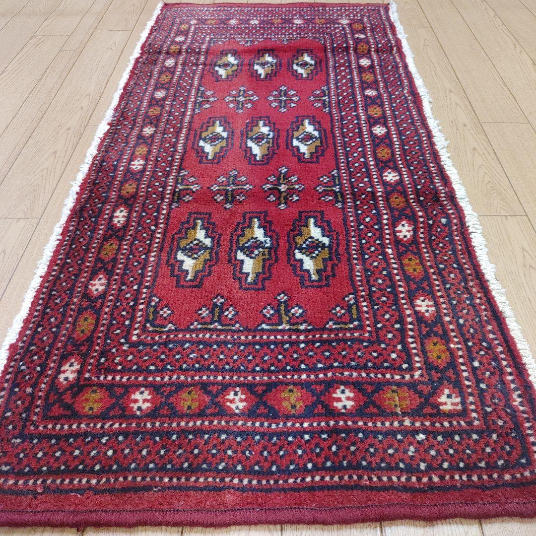 ペルシャ絨毯 バルーチ 手織り 110x48 ウール Persia Baluch