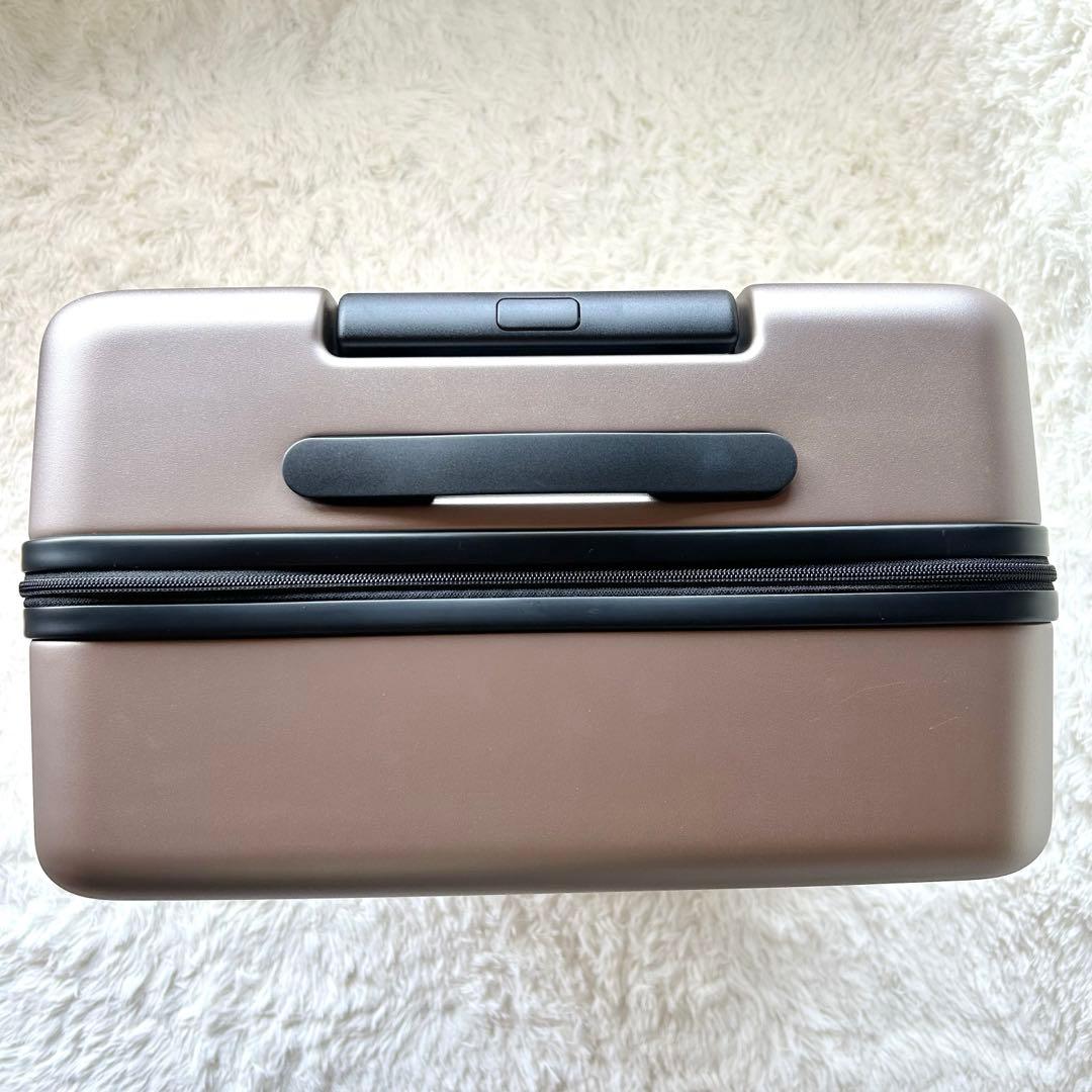 未使用　無印良品　バーを自由に調整出来るキャリー　75L 4輪　ベージュ