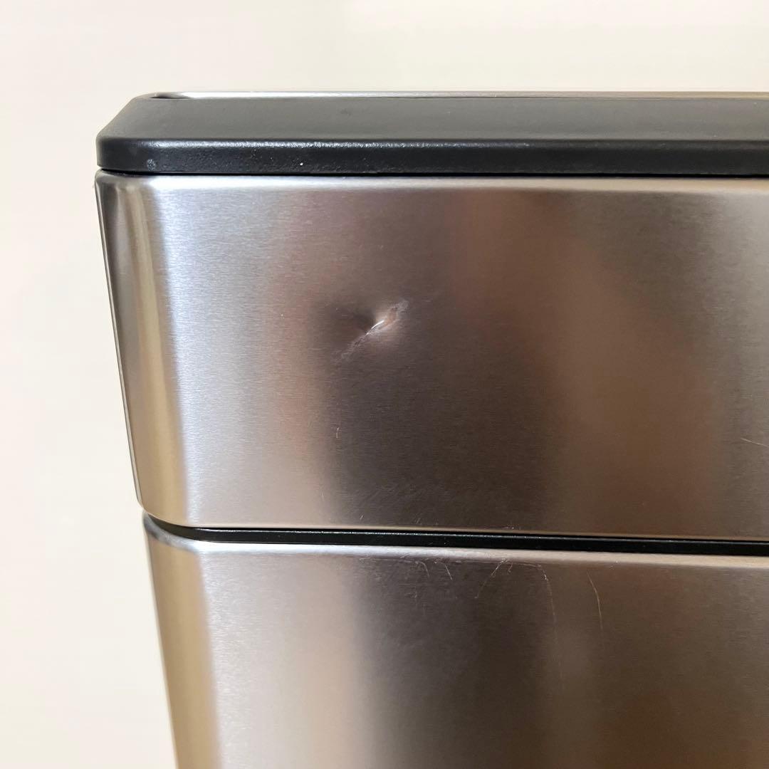 simplehuman レクタンギュラータッチバーカン 30L シルバー