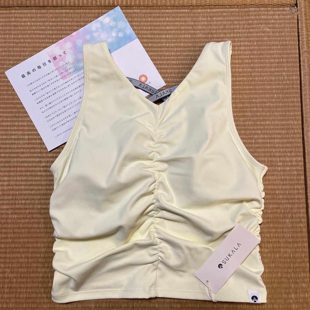 SUKALA ギャザータンクトップ