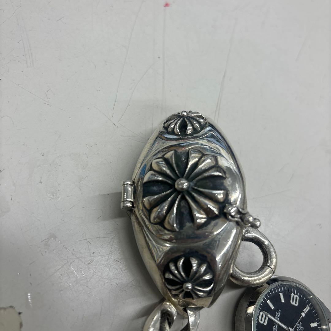 B5413 シルバー925 ウォッチケースブレスレット&ウォッチ