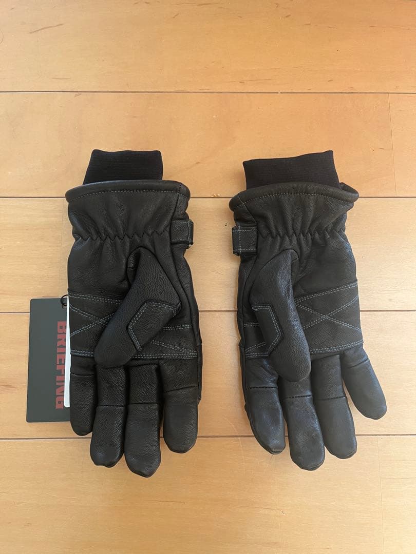 ブリーフィング レザーグローブ BRIEFING×EBS CW GLOVES