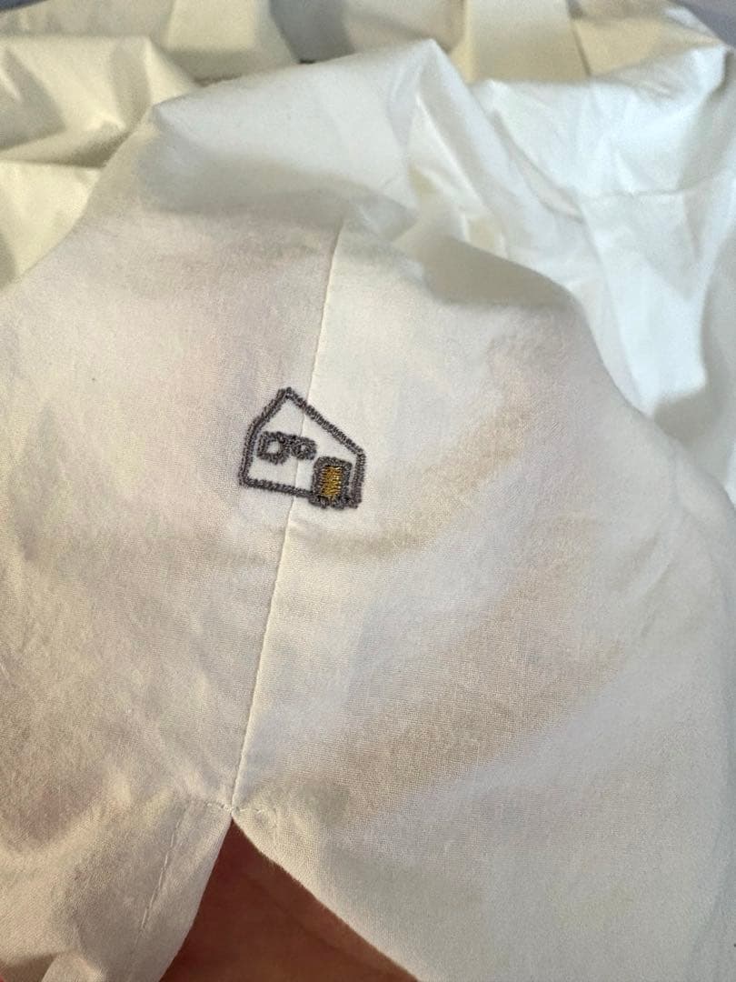 HUIS×金子敦子　すっぴんシャツ　シロ