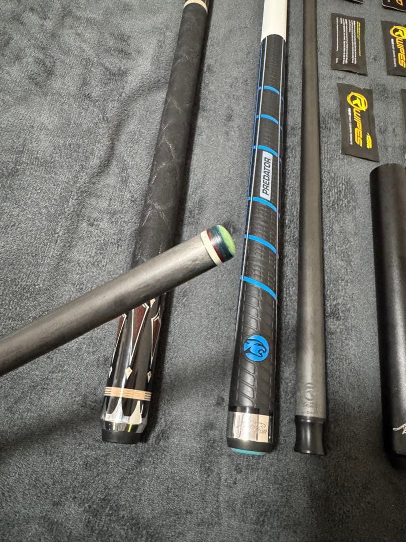 Predator スローン 3-1、Revoシャフト、Bkrushキューセット