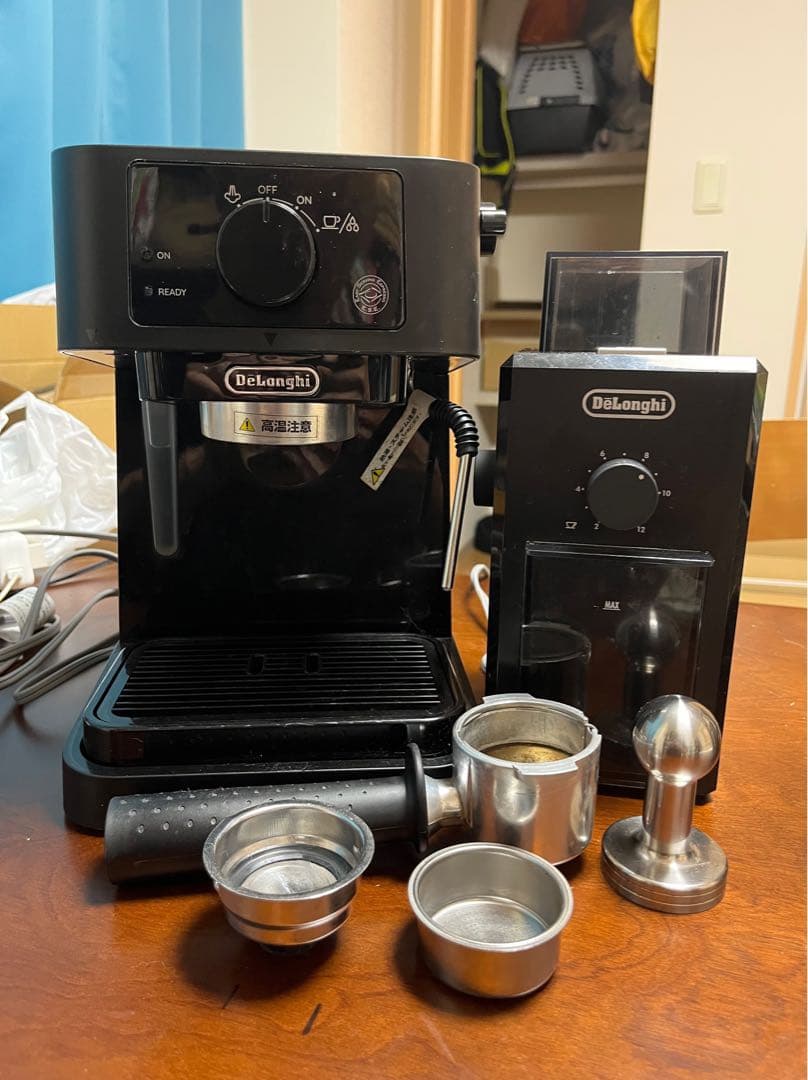 DeLonghi スティローザ&KG79j　エスプレッソマシン&グラインダー