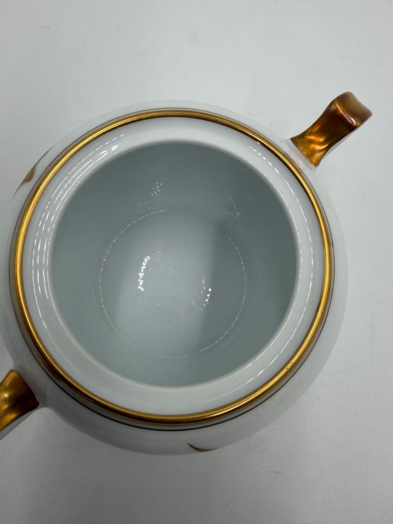 大倉陶園　　金彩薔薇 ティーポット＆シュガーポット＆ミルクポット　３点