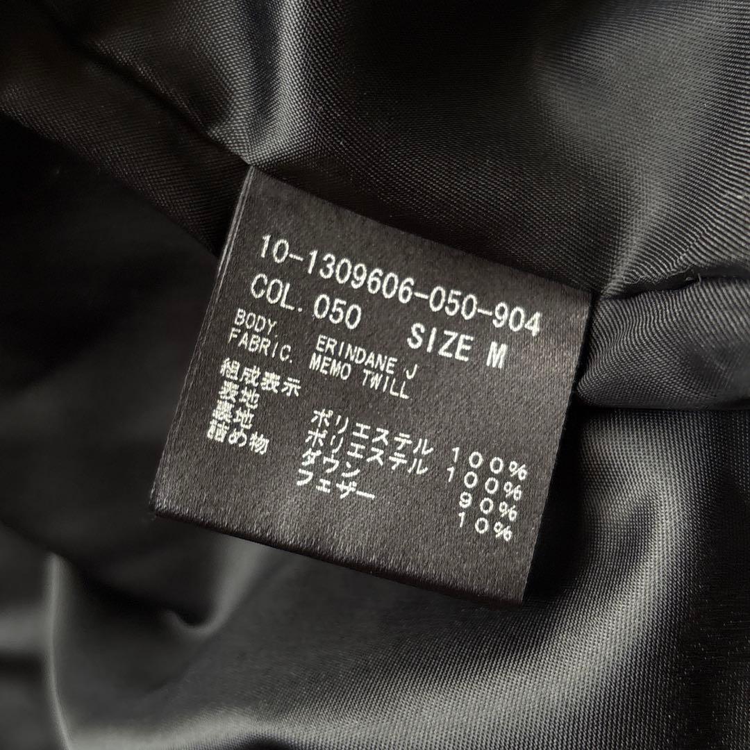 美品 セオリー 定価6.8万 フード付きダウンコート 2way 黒 ブラック M