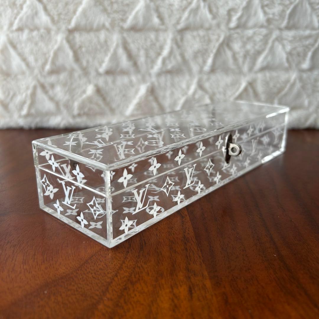 ルイヴィトン　アクリルケース　アロマキャンドル　モノグラム