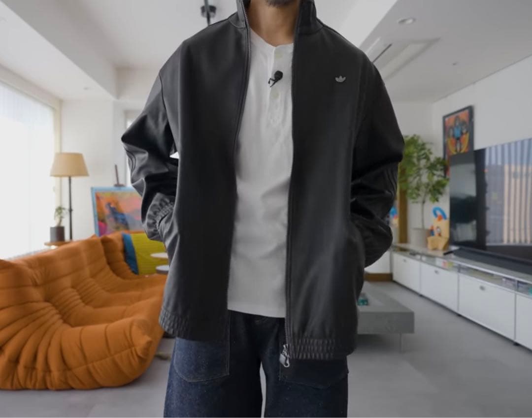 プレザー ファイヤーバード オーバーサイズ トラックトップ adidas