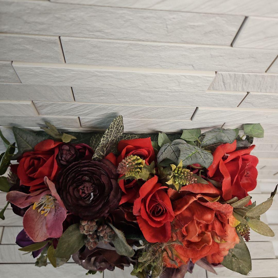 フラワーアーチストMACHIKOお花の置物　&　壁掛けフラワー　倉庫保管品未使用