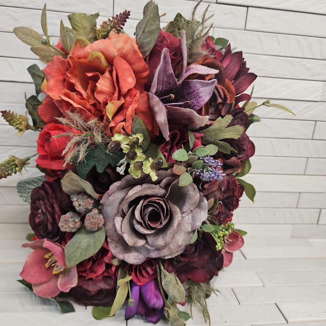 フラワーアーチストMACHIKOお花の置物　&　壁掛けフラワー　倉庫保管品未使用