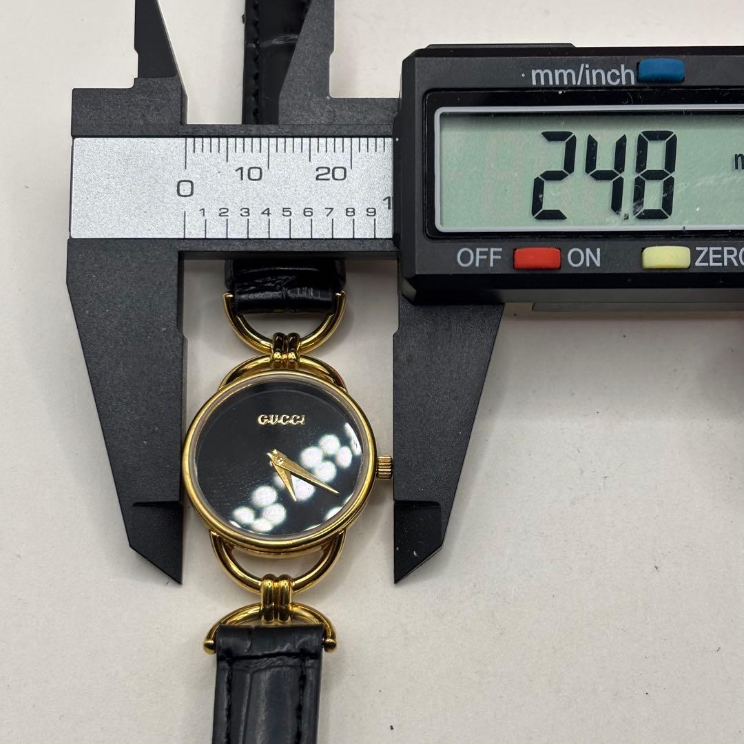稼働品☆ベルト新品　GUCCIグッチ　6000.2.L　レディース腕時計