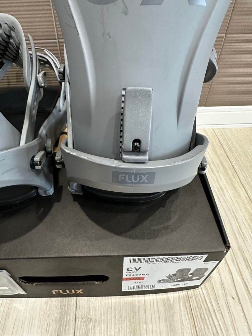 FLUX CV 23-24スノーボードビンディング グレー