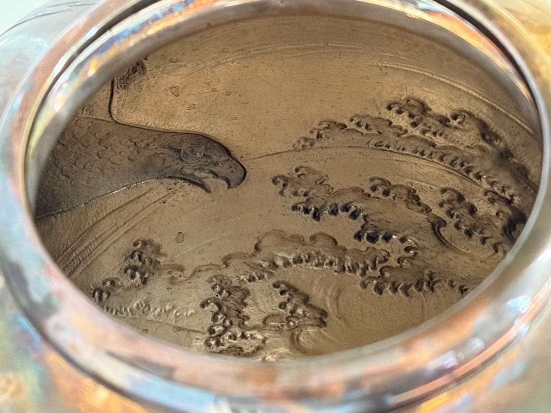 銀花瓶　純銀刻　三越刻　政　未使用