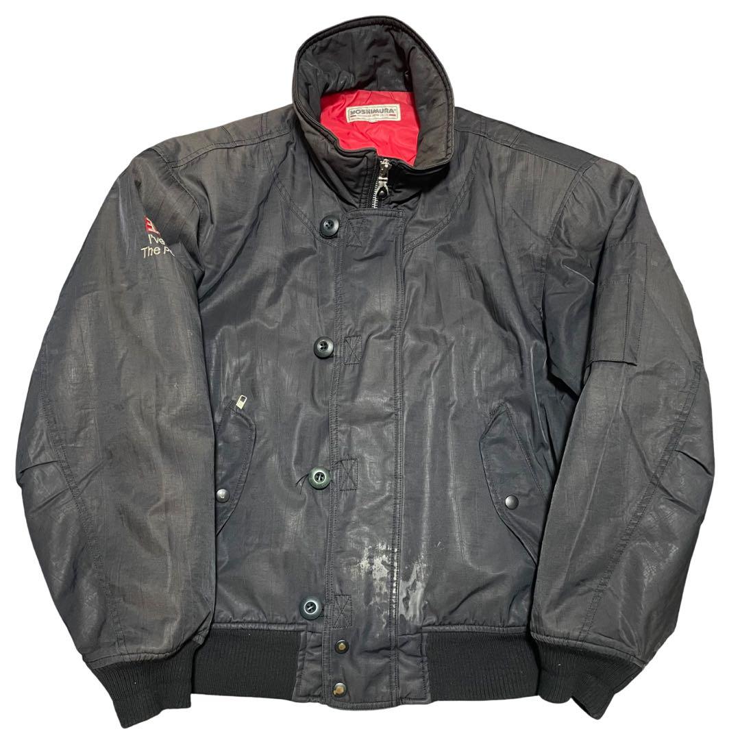 企業 日本製 ヨシムラ 当時物 90s MA-1風 ジャケット 珍品 レア