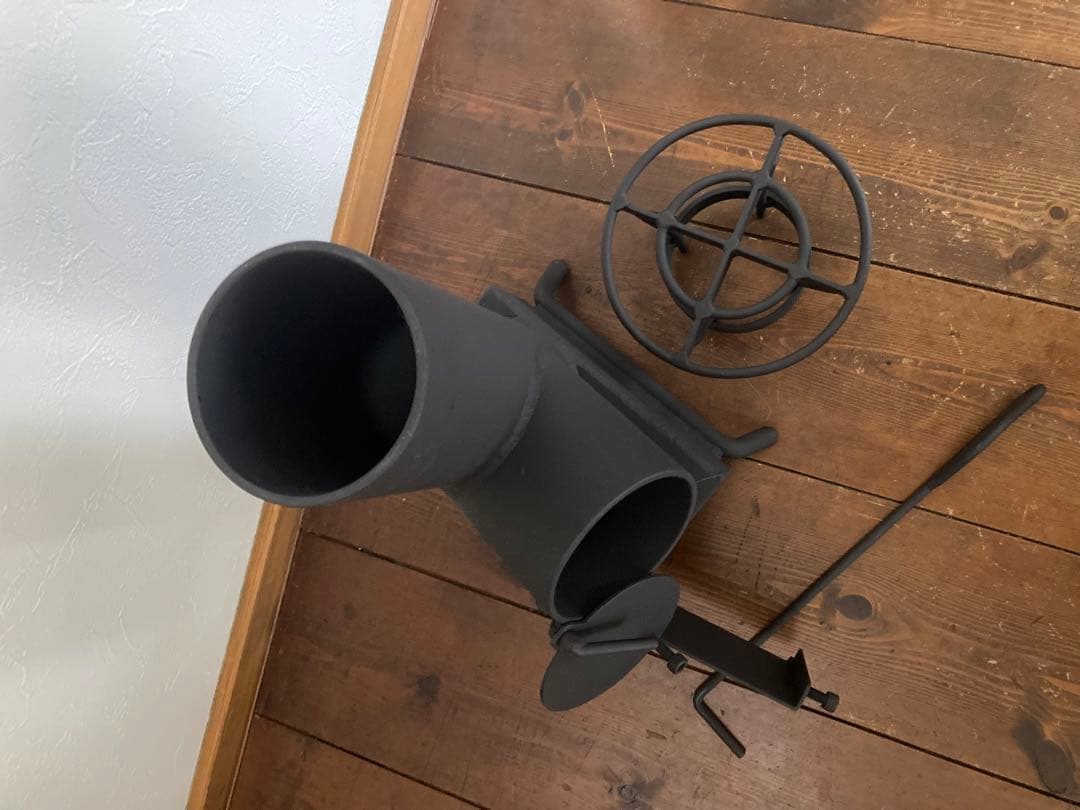 ロケットストーブ コンロ 薪ストーブ　新品未使用　防災