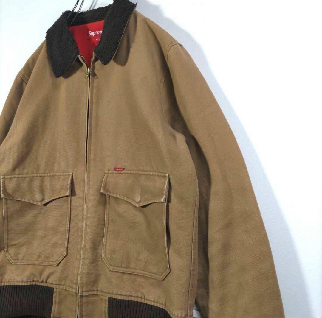 【希少】Supreme ボア襟付きワークジャケット Mサイズ
