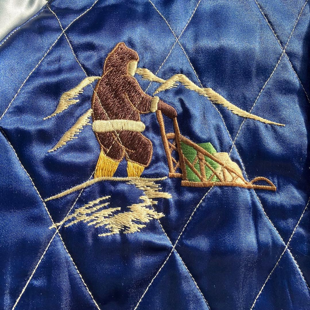 テーラー東洋 別珍 アラスカ ブラック スカジャン 鷹鷲 TT10496