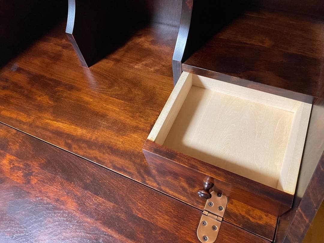 ライティングビューロー/デスク/ジャパンビンテージ/アンティーク/旭川家具/民芸