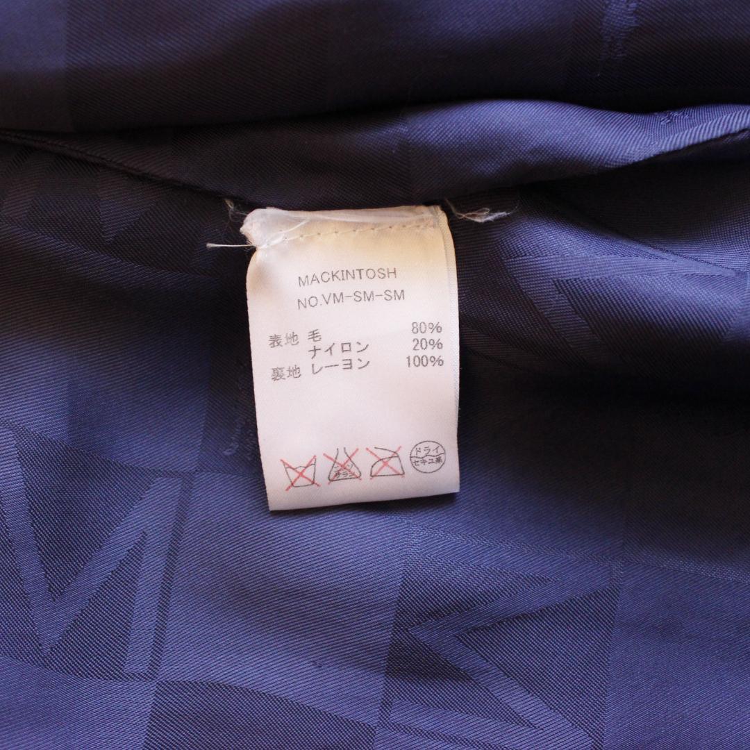 MACKINTOSH ウールトレンチコート M ダブル ブラック ベルト