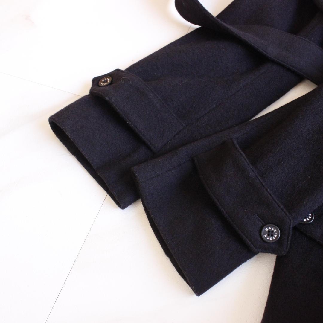 MACKINTOSH ウールトレンチコート M ダブル ブラック ベルト