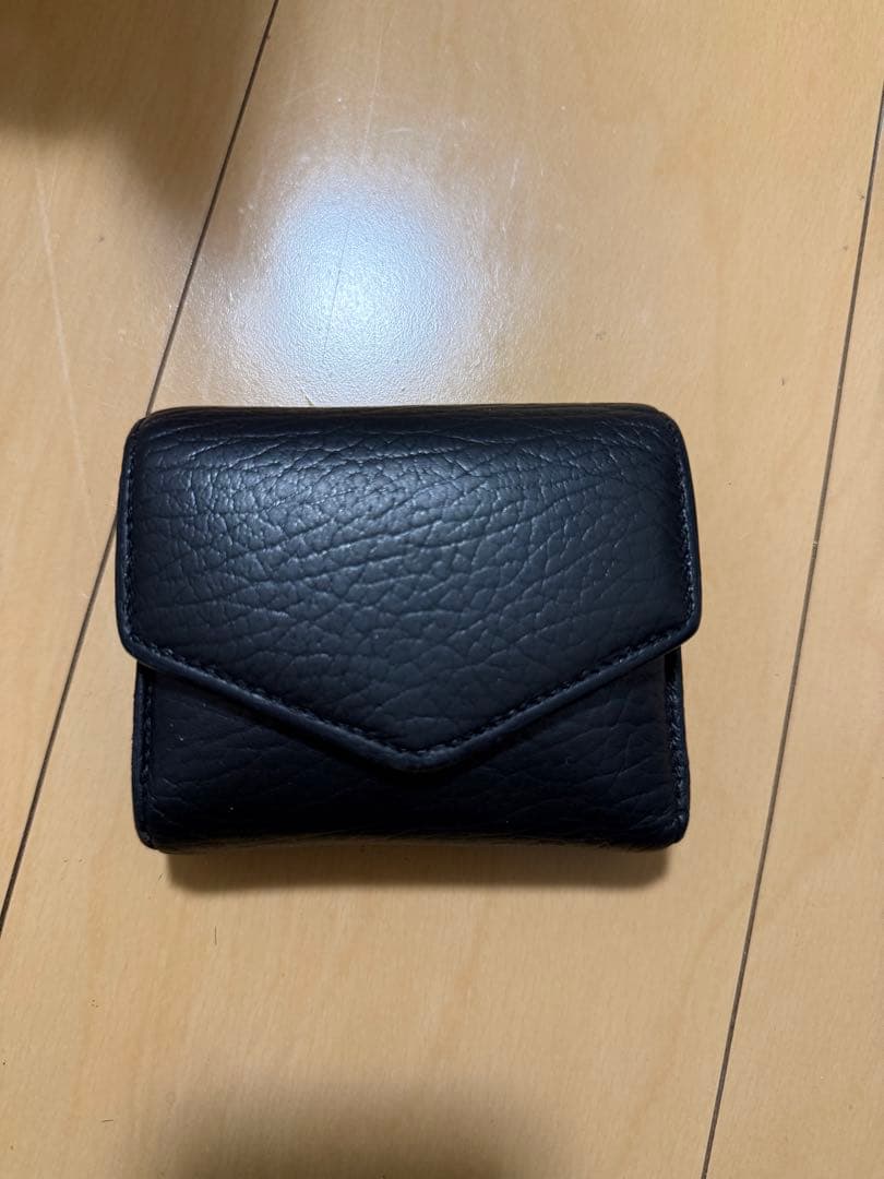 Maison Margiela マルジェラ　三つ折り財布 ブラック