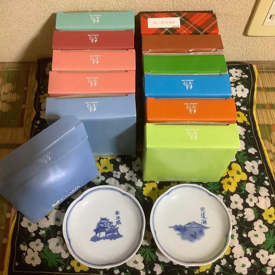 ⭐️【島根県松江市】　松江一畑百貨店　ICHIBATA 風景画皿 12箱(24枚)