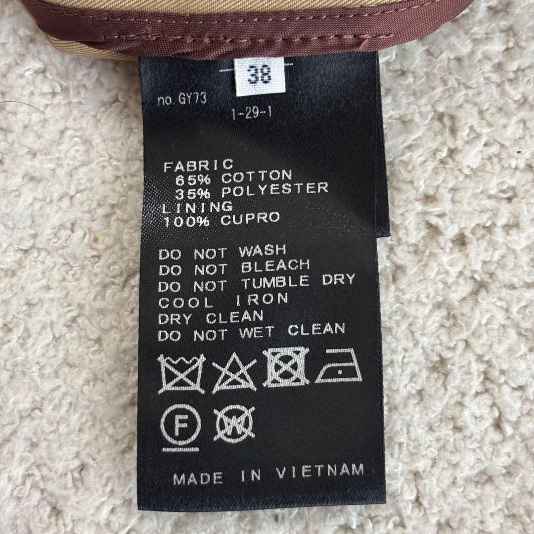 【定価5.8万】IENAオーバートレンチコート　38 ベージュ