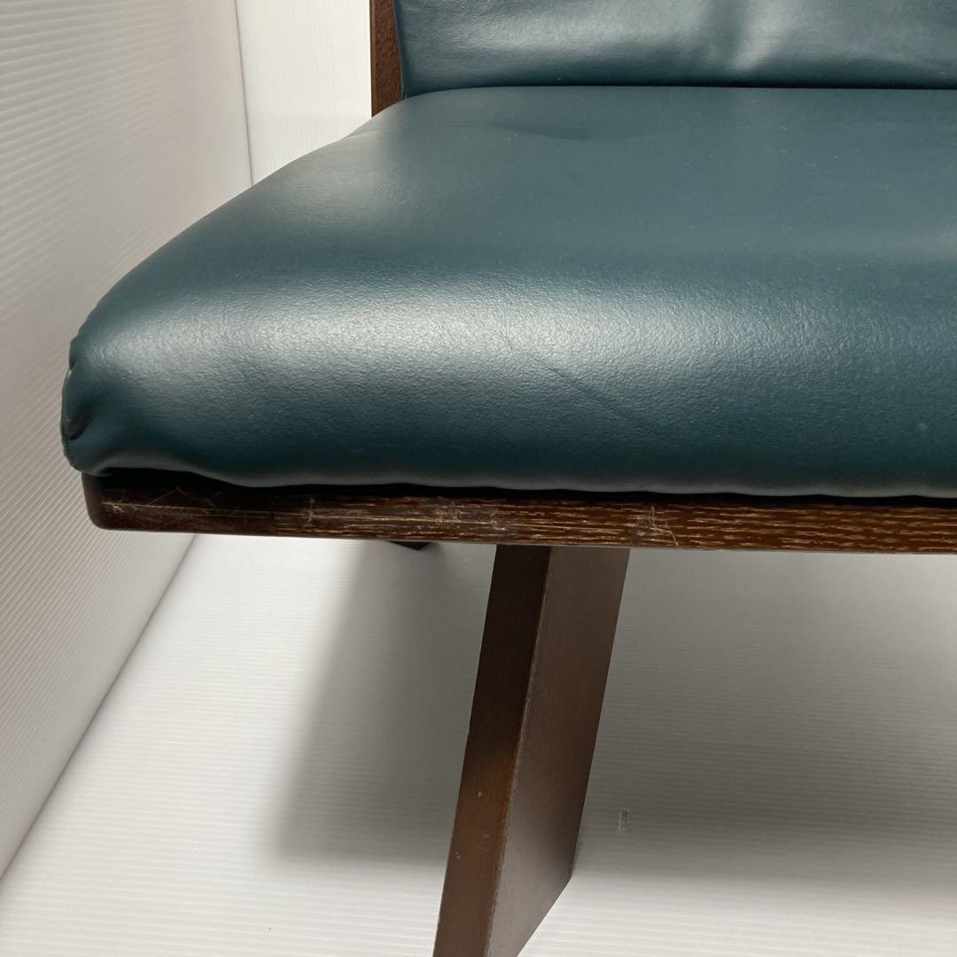 ナガノインテリア　回転式ダイニングチェア　　アンティーク椅子　レトロ