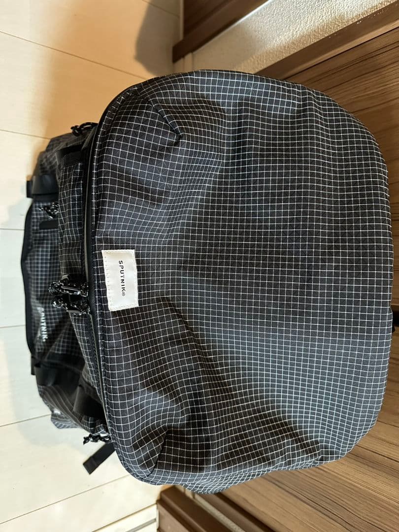 ゆかSPUTNIKバックパックキャリー ブラックチェック
