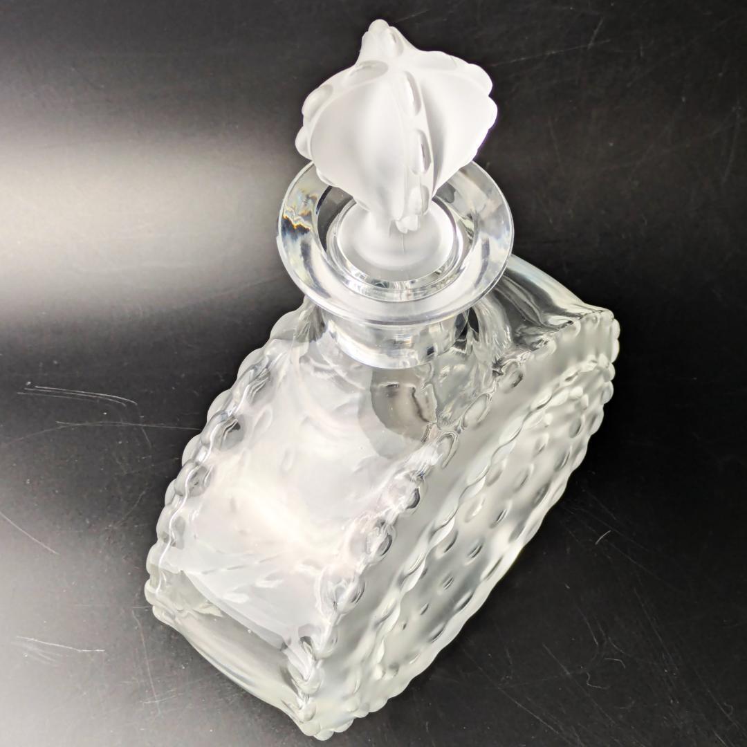 ラリック廃盤 27㎝デキャンタ パルメparme13307　波紋紋様 とても美品