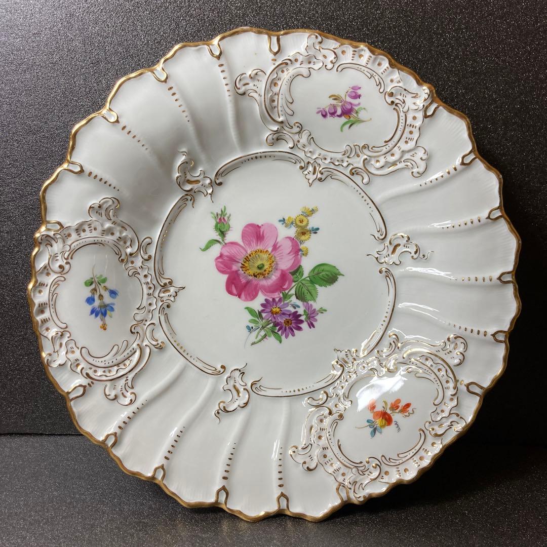 マイセンMeissen グランツゴールド大皿