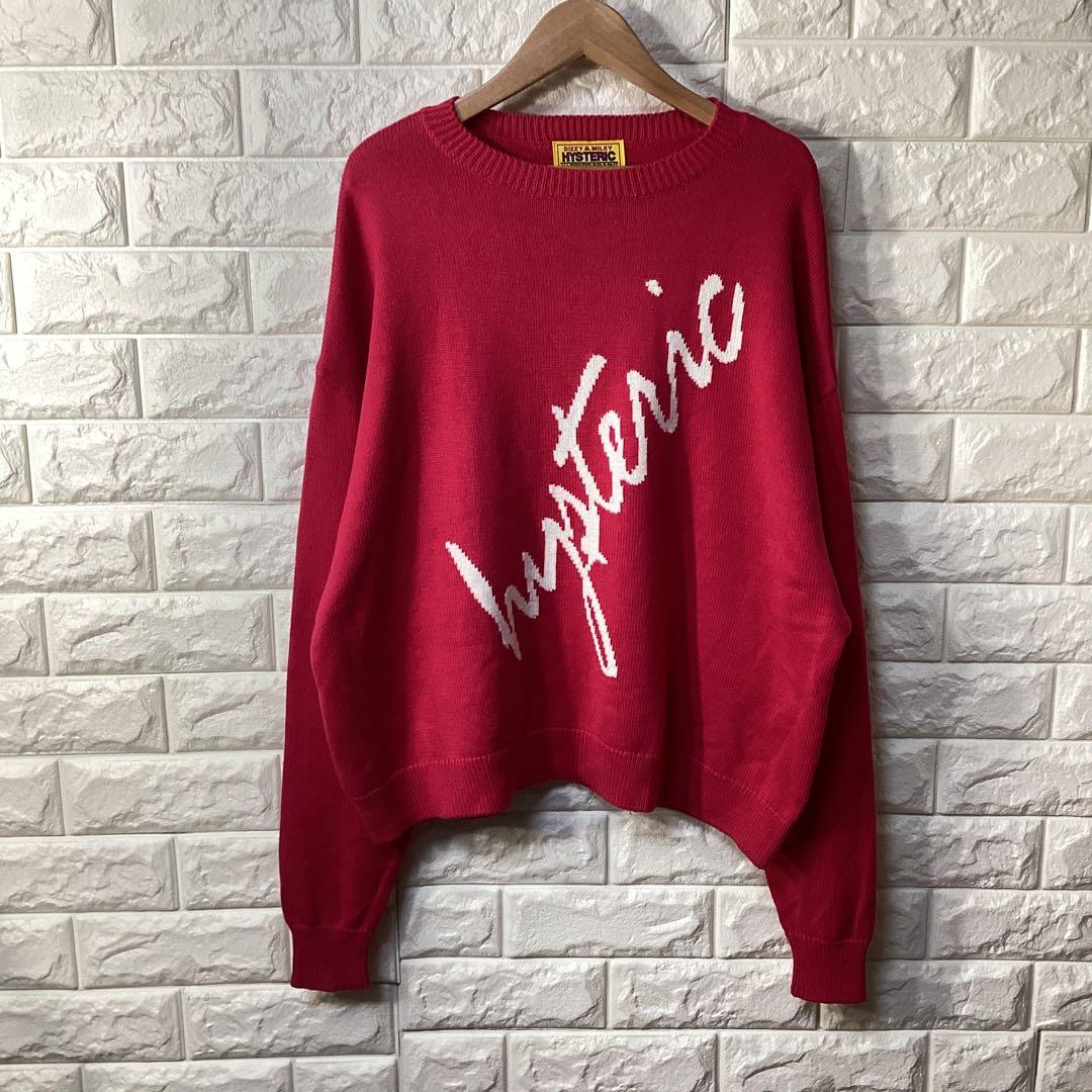 HYSTERIC GLAMOUR ヒステリックグラマー　ロゴニット　セーター