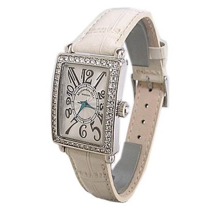 Alessandra Olla 腕時計 スワロフスキー ラインストーン