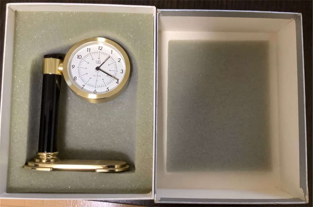 【希少】UTI Paris ヴィンテージ卓上時計 目覚まし機能付き