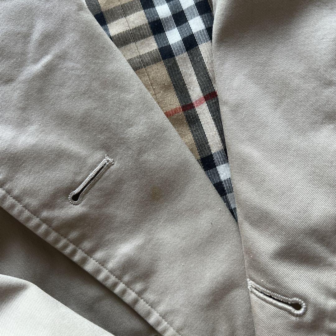 「美品」バーバリー　トレンチコート L〜XL ベージュ　ノバチェック　チェスター