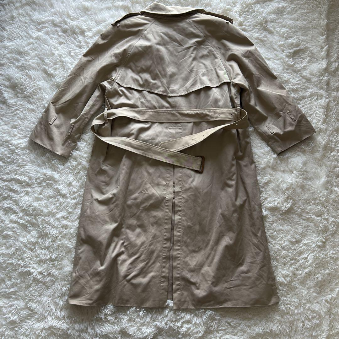 「美品」バーバリー　トレンチコート L〜XL ベージュ　ノバチェック　チェスター